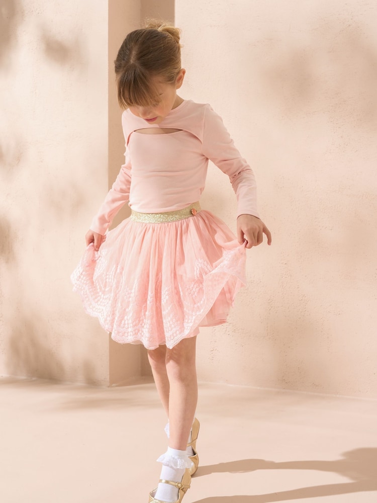 Angel & Rocket Pink Emma Lace Skirt - Image 1 of 6