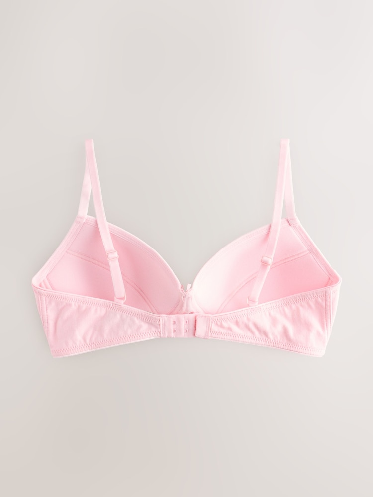 White/Pink Trainer Bras 2 Pack - Image 2 of 5