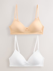Nude White Trainer Bras 2 Pack - Image 1 of 5