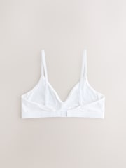 White Traingle Bralettes 2 Pack - Image 2 of 5