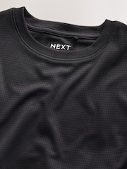 Black Sports T-Shirt and Shorts Set (3-16yrs) - Image 8 of 10