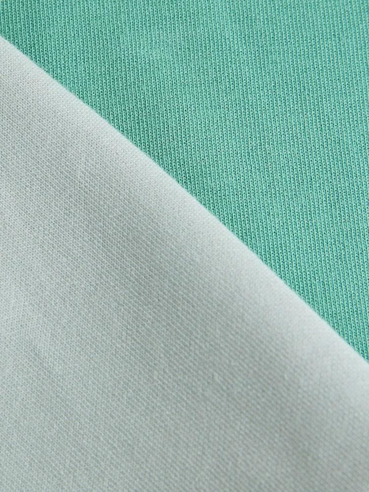 Mineral Green/Grey Subscribe V-Neck Short Sleeve T-Shirt and Shorts Set (3-16yrs) - Image 5 of 5
