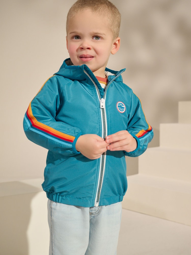 Teal Blue Shower Resistant Jacket (3mths-7yrs) - Image 1 of 11