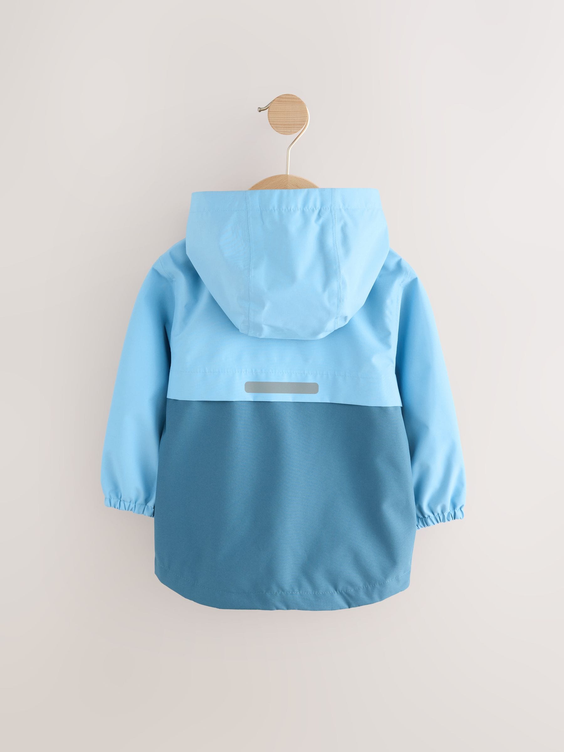 Buy Blue Waterproof Lightweight Anorak Jacket (3mths-7yrs) from