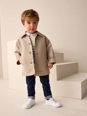 Neutral Shower Resistant Trench Coat (3mths-7yrs) - Image 1 of 11