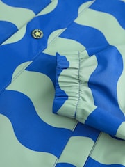 Navy Stripe Waterproof Anorak Jacket (3mths-7yrs) - Image 10 of 10