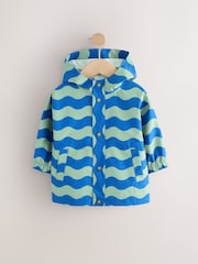 Navy Stripe Waterproof Anorak Jacket (3mths-7yrs) - Image 5 of 10