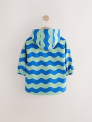 Navy Stripe Waterproof Anorak Jacket (3mths-7yrs) - Image 6 of 10