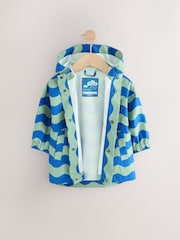 Navy Stripe Waterproof Anorak Jacket (3mths-7yrs) - Image 7 of 10