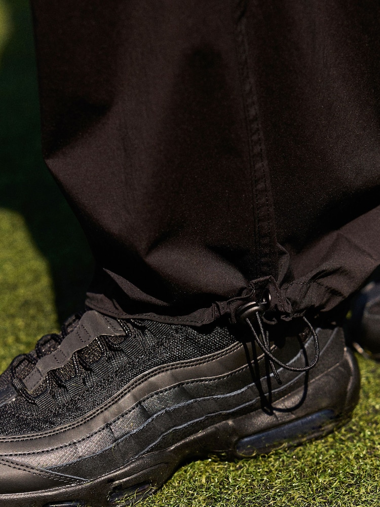 Black EDIT Parachute Cargo Trousers - Image 5 of 5