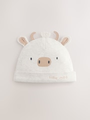Neutral Hamish - Bonnet Bébé 100% coton 3 Pack (0-18mths) - Image 2 de 6