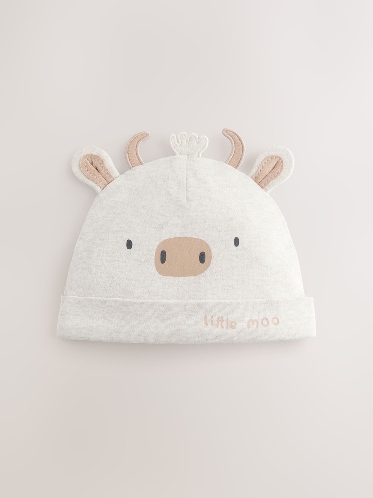Neutral Hamish - Bonnet Bébé 100% coton 3 Pack (0-18mths) - Image 2 de 6