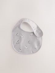 Zèbre gris/neutre - Beanie and Bib Baby Set 4 Piece (0-12mths) - Image 5 of 7