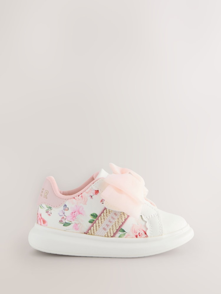 Baker by Ted Baker Girls Branded Tape Chunky Trainers - Image 2 of 5
