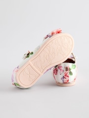 Baker by Ted Baker Girls White/Pink Mary Jane Bow Occasion Shoes - Image 6 of 6