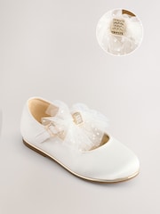 أبيض عاجي - حذاء للمناسبات بتصميم Mary Jane مزيّن بفيونكة للبنات من Baker by Ted Baker - Image 2 of 6