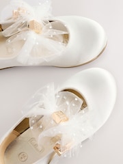 Elfenbein - Baker by Ted Baker Mädchen Mary-Jane-Festschuhe mit Schleife - Bild 8 von 8