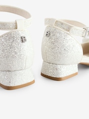 Baker by Ted Baker Girls Heel Occasion White Bow Shoes - Image 5 of 5