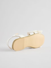 Baker by Ted Baker Girls Ivory Ocassion Bow Sandals - Image 6 of 6
