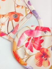 Natural Calm Floral Baby Weaning And Feeding Sleeved Bib - Image 7 of 7