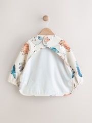 Neutral Safari Animals Baby Weaning And Feeding Sleeved Bib - Image 2 of 7
