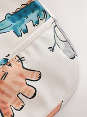 Neutral Safari Animals Baby Weaning And Feeding Sleeved Bib - Image 5 of 7