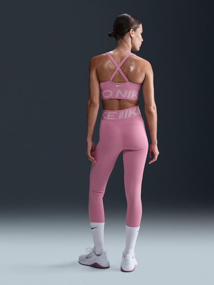 Nike Elemental Pink Pro Sculpt Dri-FIT High-Waisted Leggings - Image 2 of 6