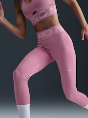 Nike Elemental Pink Pro Sculpt Dri-FIT High-Waisted Leggings - Image 6 of 6