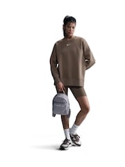 Nike Brown Oversized Phoenix Fleece Crew Neck Sweatshirt - Image 4 of 6