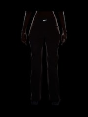 Nike Mink Brown One High Waisted Fold Over Flared Leggings - Image 6 of 7
