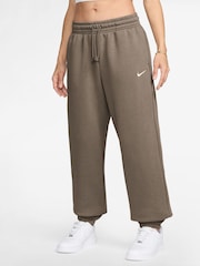 Nike Brown Oversized Phoenix Fleece HighWaisted Joggers - Image 1 of 3