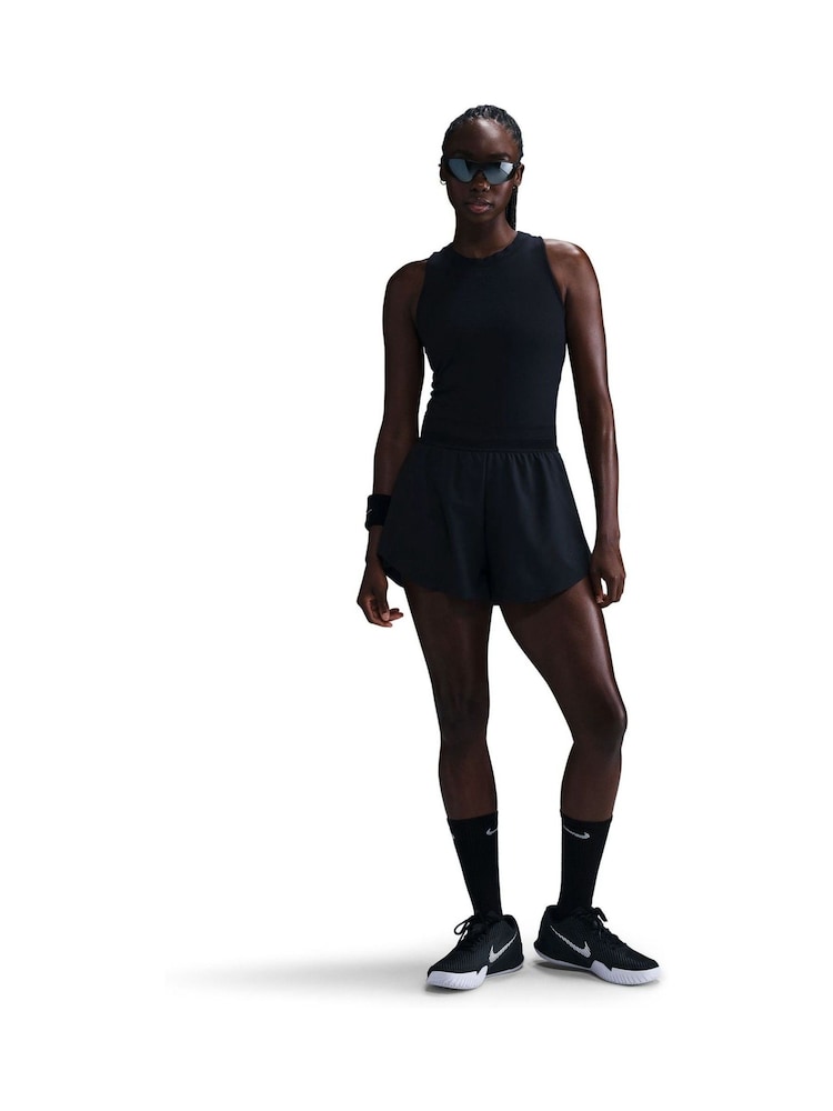 Nike Black Dri-FIT Court Ace Advantage Tennis Shorts - Image 13 of 13