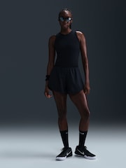 Nike Black Dri-FIT Court Ace Advantage Tennis Shorts - Image 3 of 7