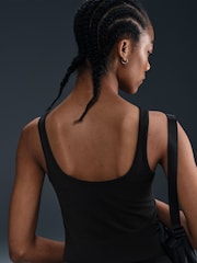 Nike Black Yellow Chill Knit Tank Top - Image 4 of 6