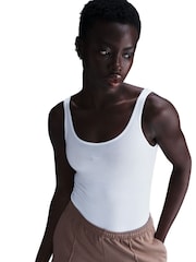 Nike White Chill Knit Tank Top - Image 10 of 13