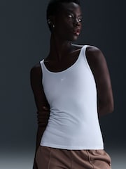 Nike White Chill Knit Tank Top - Image 3 of 13