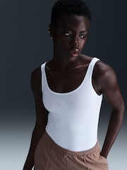 Nike White Chill Knit Tank Top - Image 4 of 13