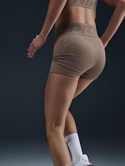 Ruskea - Nike Pro Sculpt Korkea vyötärö 3 Pyöräilyshortsit - Kuva 5 / 5