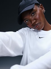 Nike White Oversized Sportswear Essential Long-Sleeve T-Shirt - Image 5 of 6