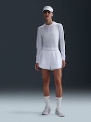 Nike White Dri-FIT Court Ace Advantage Tennis Shorts - Image 1 of 6