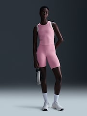 Elemental Pink - Nike One High-Waisted Cycling Shorts With Pockets - Bild 1 von 12