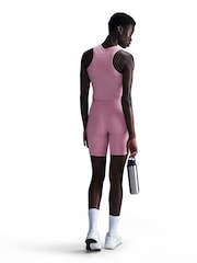 Elemental Pink - Nike One High-Waisted Cycling Shorts With Pockets - Bild 6 von 12