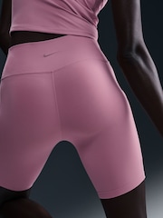 Elemental Pink - Nike One High-Waisted Cycling Shorts With Pockets - Bild 9 von 12