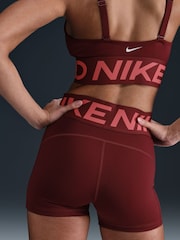 Nike Red Pro Sculpt High Waisted 3 Cycling Shorts - Image 5 of 5