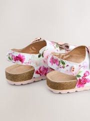 Baker by Ted Baker Girls Footbed Sandals With Bow - Image 3 of 6