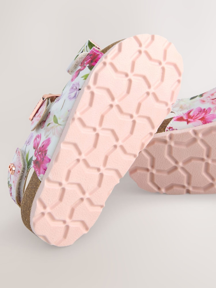 Baker by Ted Baker Girls Footbed Sandals With Bow - Image 5 of 6