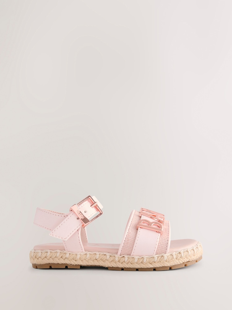 Baker by Ted Baker Girls Pink Charm Sandals - Image 2 of 5