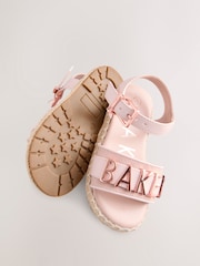 Baker by Ted Baker Girls Pink Charm Sandals - Image 3 of 5