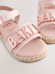 Baker by Ted Baker Girls Pink Charm Sandals - Image 5 of 5