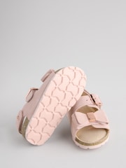 Baker by Ted Baker Girls Footbed Sandals With Bow - Image 3 of 6